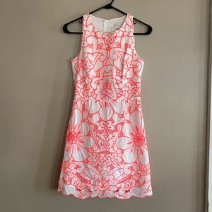 MILLY embroidered lace dress
